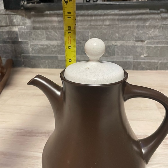 Vtg Noritake Folkstone Stoneware Coffee/Tea Pot - Picture 5 of 8
